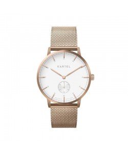 KENDRICK 40MM ROSE GOLD CHAIN MESH STRAP WATCH