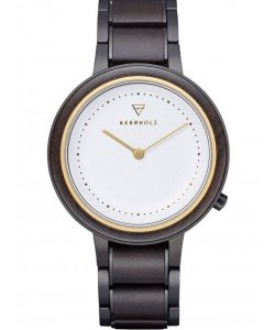 Ladies' Wooden Wristwatch Thea Sandalwood/Gold