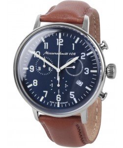 ME-108-80L Mens Pilots Watch Chronograph