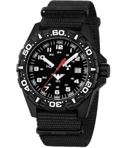 RE.NB Mens Watch Reaper with Nato Band Black