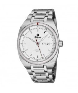 Tutima Men's 6120-02 'Saxon One' Silver Dial Stainless Steel Date Day German Mechanical Automatic Watch