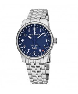 Revue Thommen Men's 16050.2135 'Air Speed' Blue Dial Stainless Steel Swiss Automatic Watch