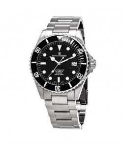 Revue Thommen Men's 17571.2135 'Diver' Black Dial Stainless Steel Swiss Automatic Watch