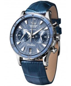VK64-515A526 Ladies Watch with 3 Straps Blue