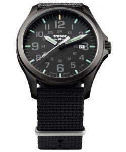 107422 Mens Watch P67 Officer Pro Gun Metal Black Nato Strap