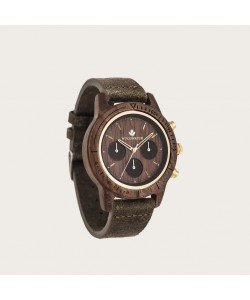 Walnut Gold Khaki - Chronis 42MM
