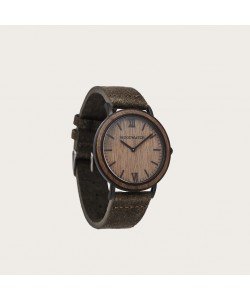 Brown Walnut Khaki - Minimal 40MM 