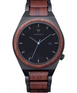 Men's Wood Watch Paul Rosewood/Blue