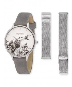 ERWO-FLOWER-01 Ladies' Watch Flower Ø 34 mm with 2nd Strap
