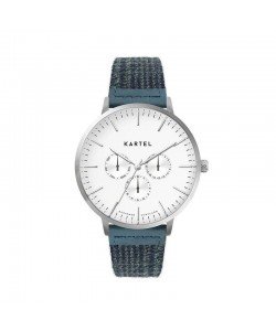 CUILLIN 43MM BLUE FABRIC STRAP WATCH