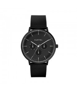 CUILLIN 43MM BLACK CHAIN MESH STRAP WATCH