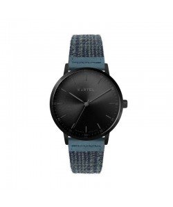 HUME 40MM BLUE FABRIC STRAP WATCH