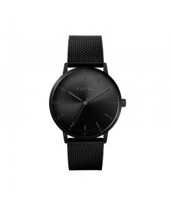 HUME 40MM BLACK CHAIN MESH STRAP WATCH