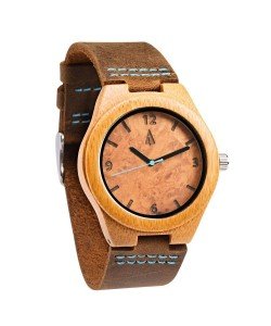 Classic Maple Burl Small Blue