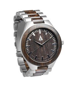 Classic Silver Stainless Ebony Theo