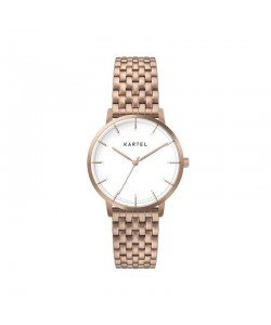 ISLA 34MM ROSE GOLD METAL STRAP WATCH